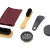 Набор аксессуаров для чистки обуви «Кэрролтон», черный, натуральный