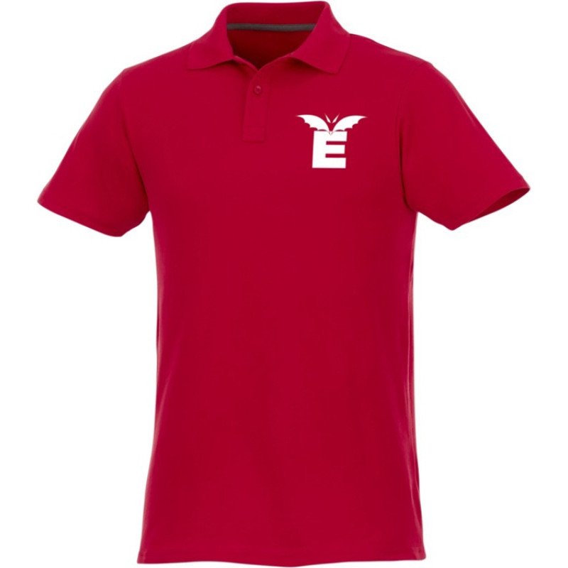 Мужское поло Helios с коротким рукавом, красный