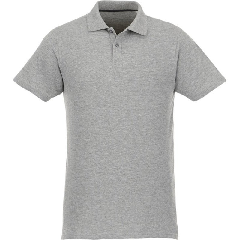 Мужское поло Helios с коротким рукавом, серый яркий