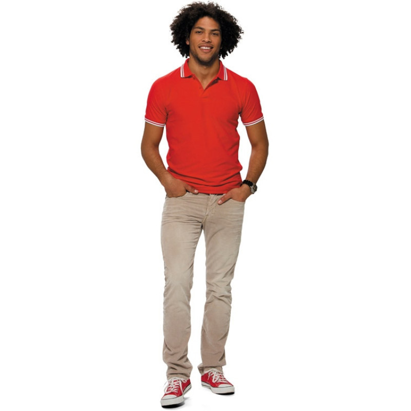 Рубашка поло "Erie" мужская, красный