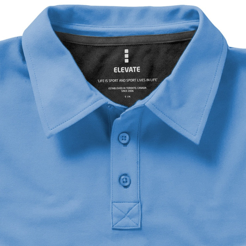 Рубашка поло "Markham" мужская, голубой/антрацит