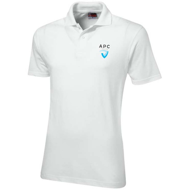 Рубашка поло "First" мужская, белый