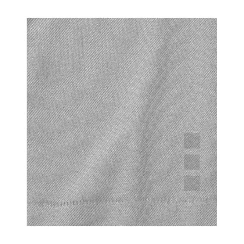 Calgary мужская футболка-поло с коротким рукавом, серый меланж Calgary мужская футболка-поло с коротким рукавом, серый меланж