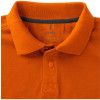 Calgary мужская футболка-поло с коротким рукавом, оранжевый