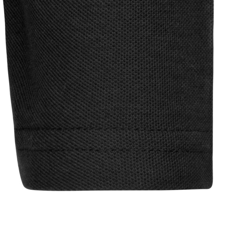 Рубашка поло "Point" мужская с длинным рукавом, черный