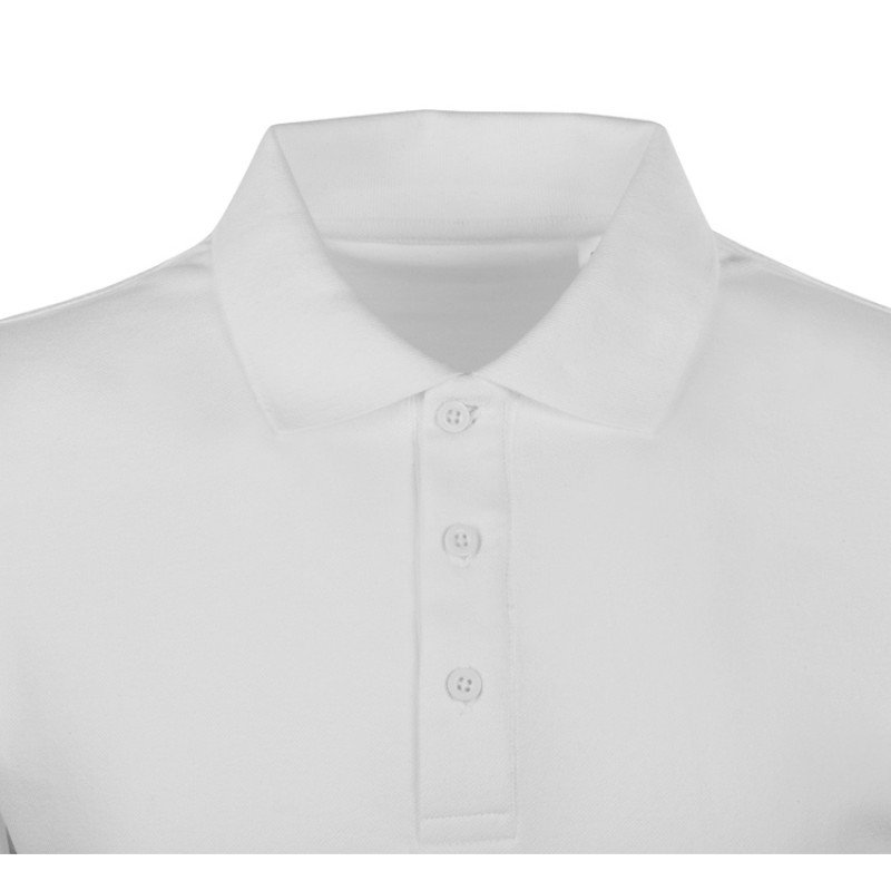 Поло с эластаном «Chicago», 200гр пике, белый