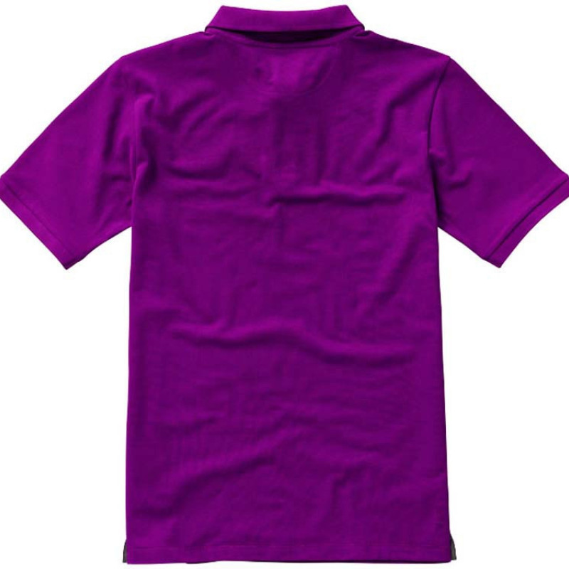 Calgary мужская футболка-поло с коротким рукавом, темно-фиолетовый