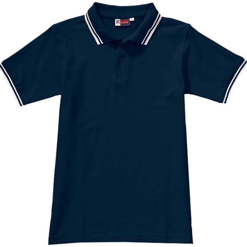 Рубашка поло "Erie" мужская, темно-синий