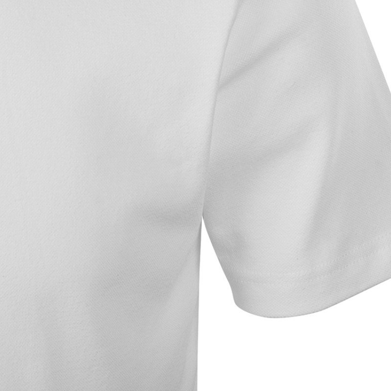 Поло с эластаном «Chicago», 200гр пике, белый