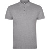 Рубашка поло "Star" мужская, серый меланж