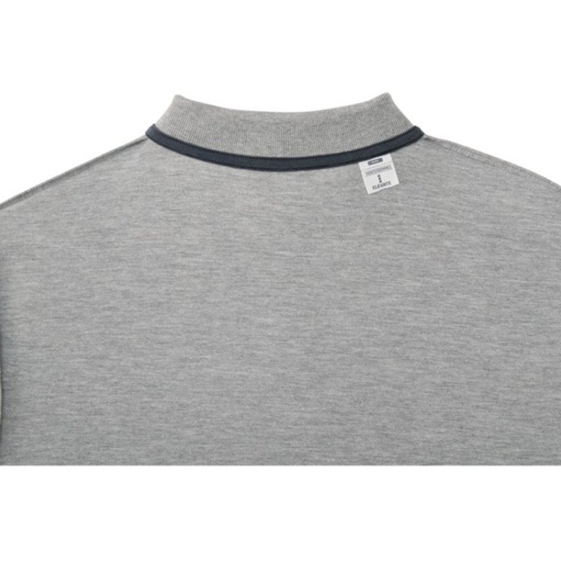 Мужское поло Helios с коротким рукавом, серый яркий