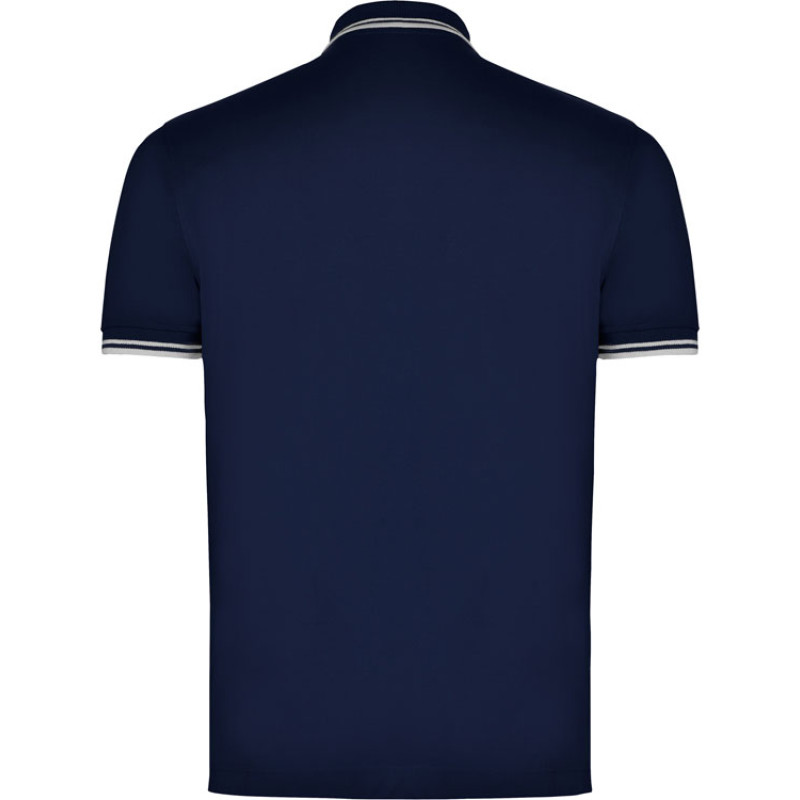 Рубашка поло "Montreal" мужская, нэйви/белый