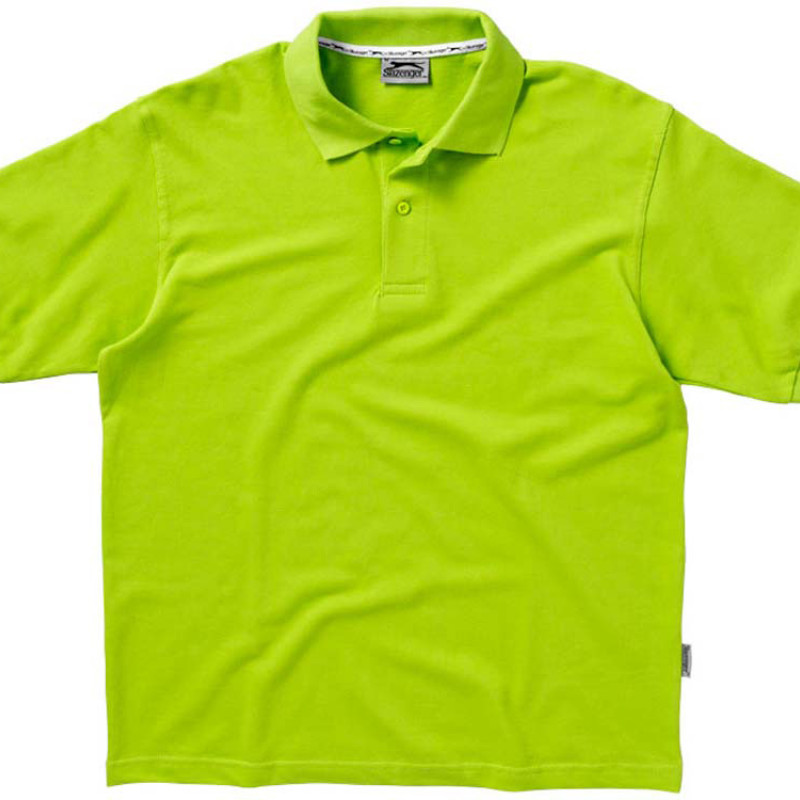 Рубашка поло "Forehand" мужская, зеленое яблоко