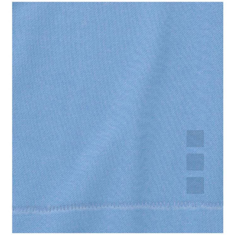 Calgary мужская футболка-поло с коротким рукавом, голубой