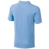 Calgary мужская футболка-поло с коротким рукавом, голубой