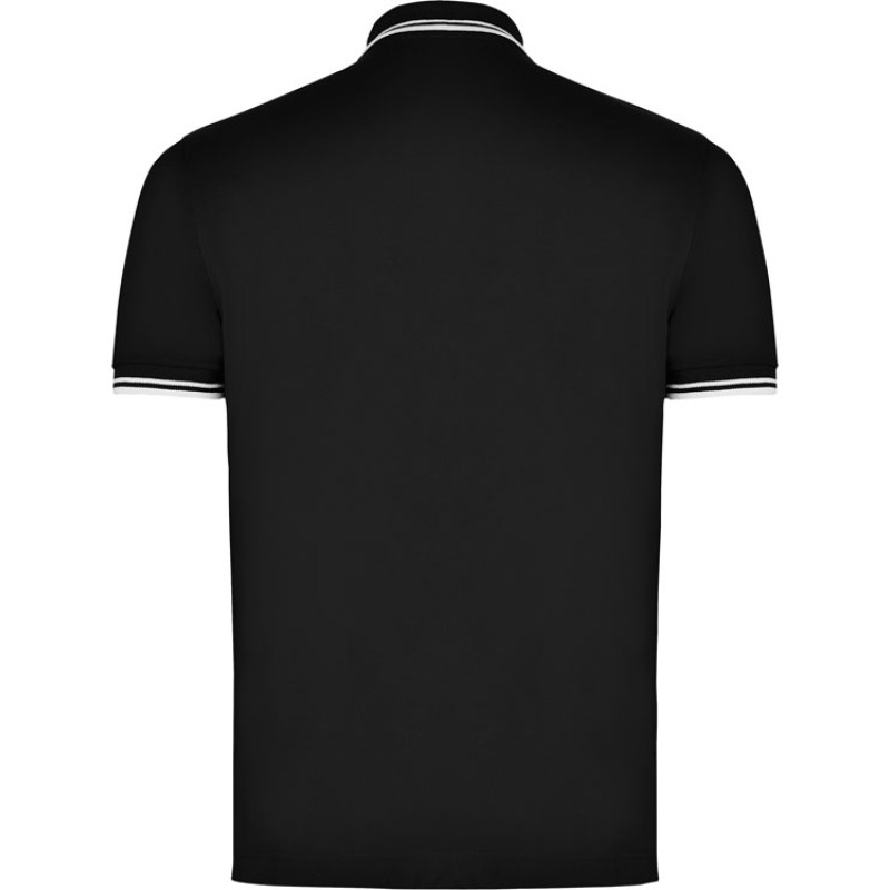 Рубашка поло "Montreal" мужская, черный/белый