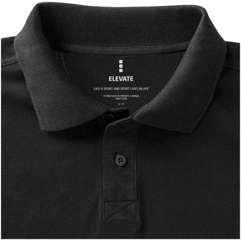 Calgary мужская футболка-поло с коротким рукавом, антрацит Calgary мужская футболка-поло с коротким рукавом, антрацит