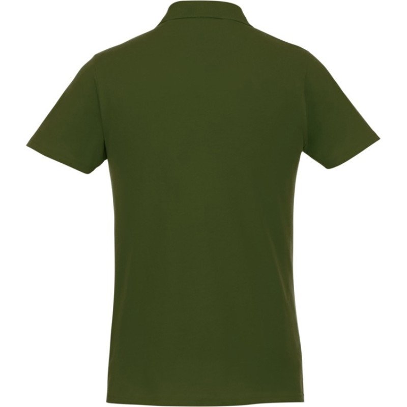 Мужское поло Helios с коротким рукавом, зеленый армейский