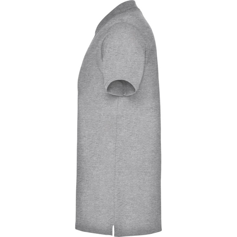 Рубашка поло "Star" мужская, серый меланж