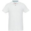 Мужское поло Beryl из переработанных органических материалов с коротким рукавом, белый