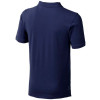 Calgary мужская футболка-поло с коротким рукавом, темно-синий