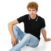 Рубашка поло "Erie" мужская, черный Рубашка поло "Erie" мужская, черный