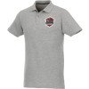 Мужское поло Helios с коротким рукавом, серый яркий