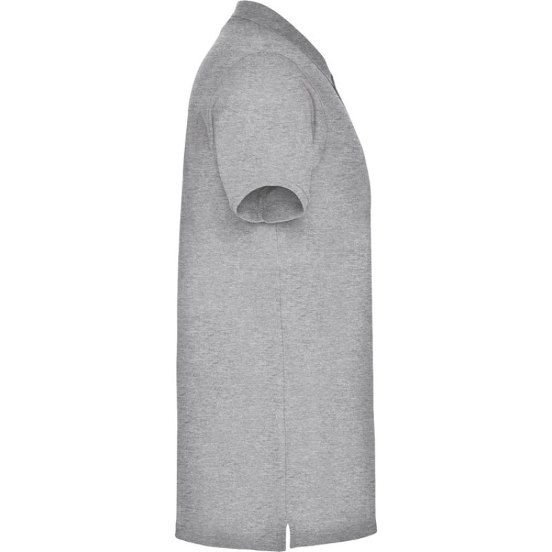 Рубашка поло "Star" мужская, серый меланж