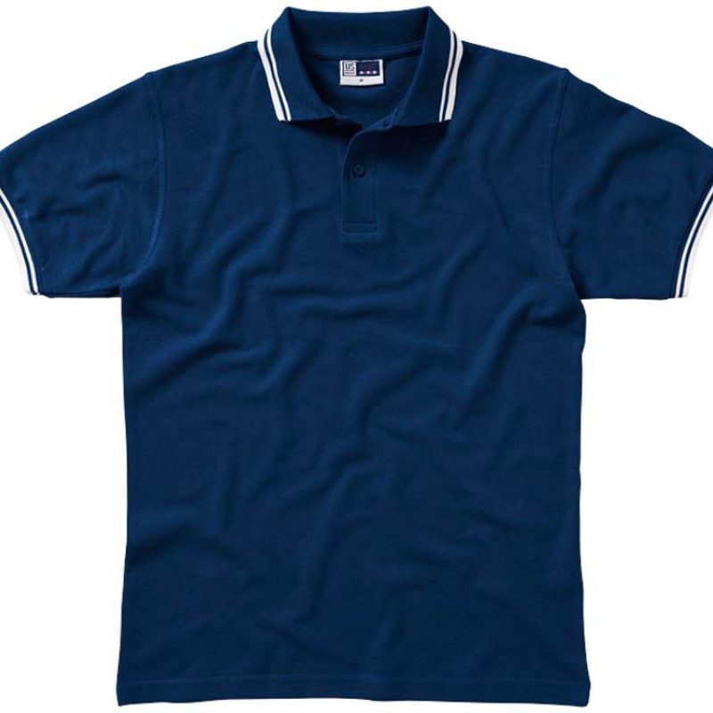 Рубашка поло "Erie" мужская, темно-синий