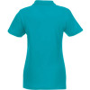 Женское поло Helios с коротким рукавом, аква