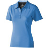 Рубашка поло "Markham" женская, голубой/антрацит