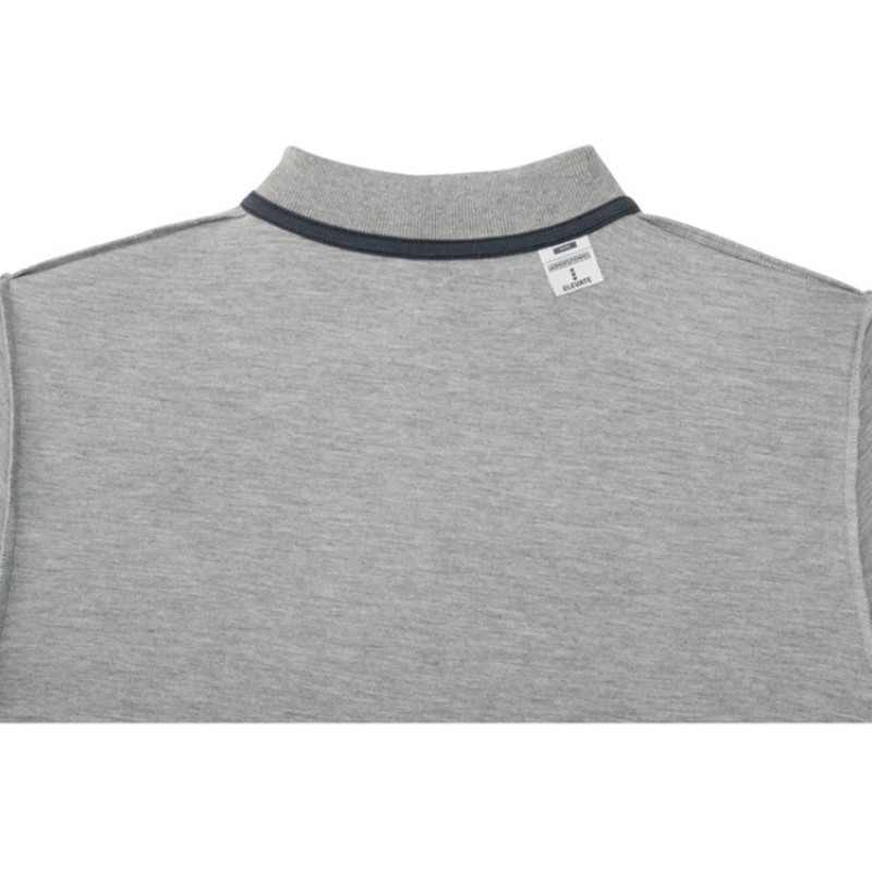 Женское поло Helios с коротким рукавом, серый яркий