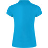 Рубашка поло "Star" женская, бирюзовый