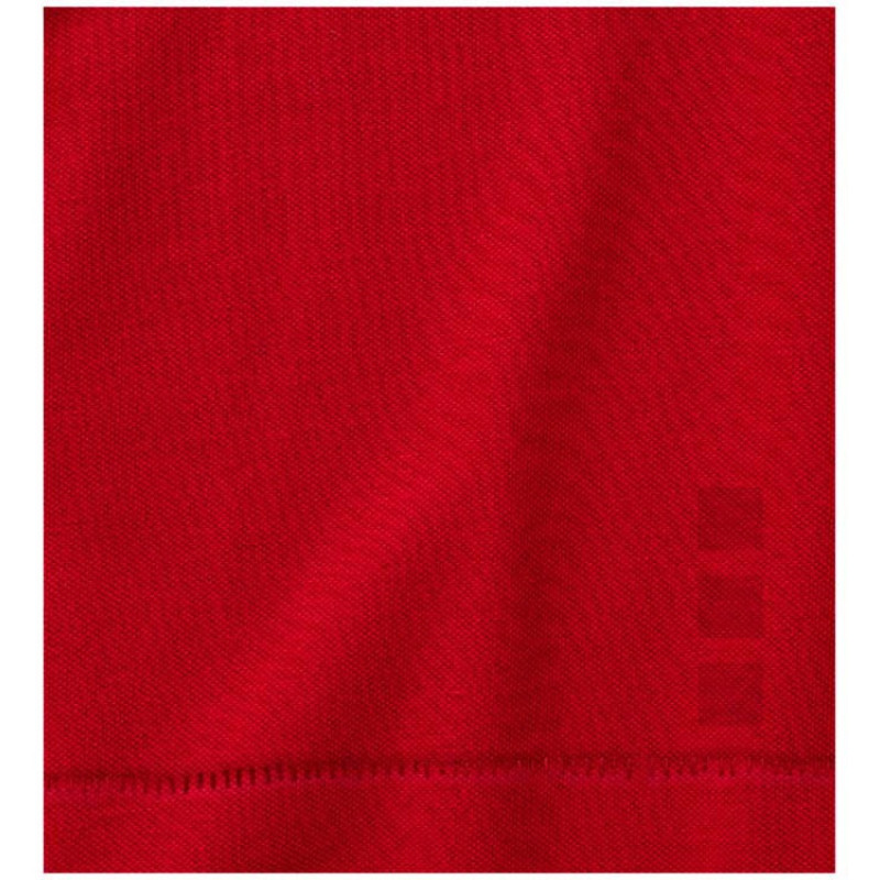 Calgary женская футболка-поло с коротким рукавом, красный