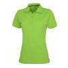 Calgary женская футболка-поло с коротким рукавом, зеленое яблоко