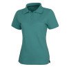 Calgary женская футболка-поло с коротким рукавом, аква
