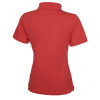 Calgary женская футболка-поло с коротким рукавом, красный