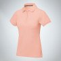 Calgary женская футболка-поло с коротким рукавом, pale blush pink
