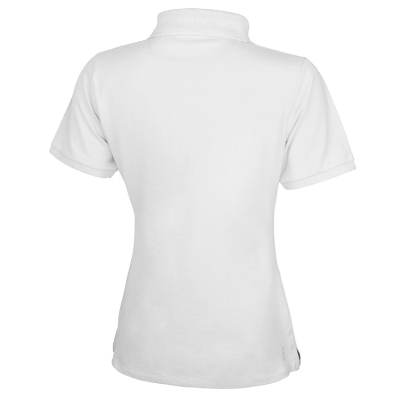 Calgary женская футболка-поло с коротким рукавом, белый Calgary женская футболка-поло с коротким рукавом, белый