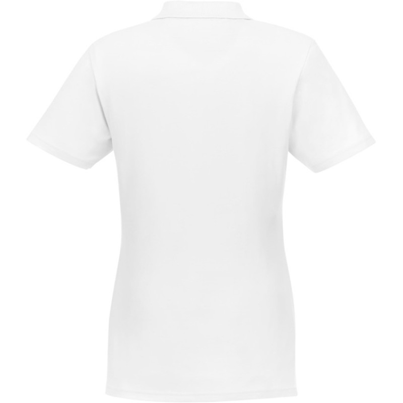 Женское поло Helios с коротким рукавом, белый