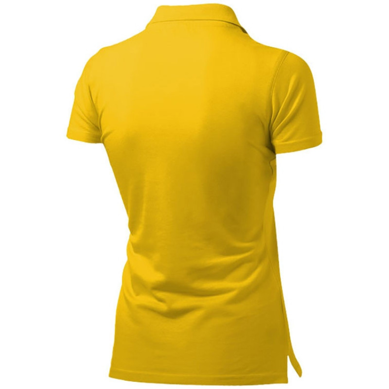 Рубашка поло "First" женская, золотисто-желтый