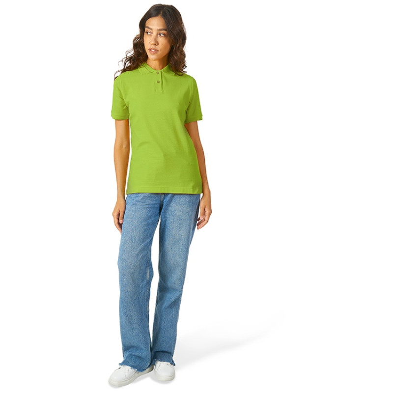 Рубашка поло "Boston 2.0" женская, зеленое яблоко