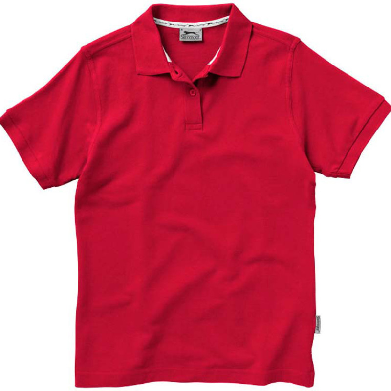 Рубашка поло "Forehand" женская, темно-красный