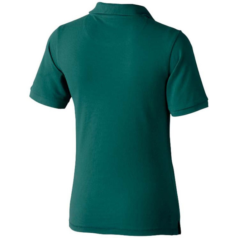 Calgary женская футболка-поло с коротким рукавом, изумрудный