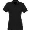 Женское поло Helios с коротким рукавом, черный