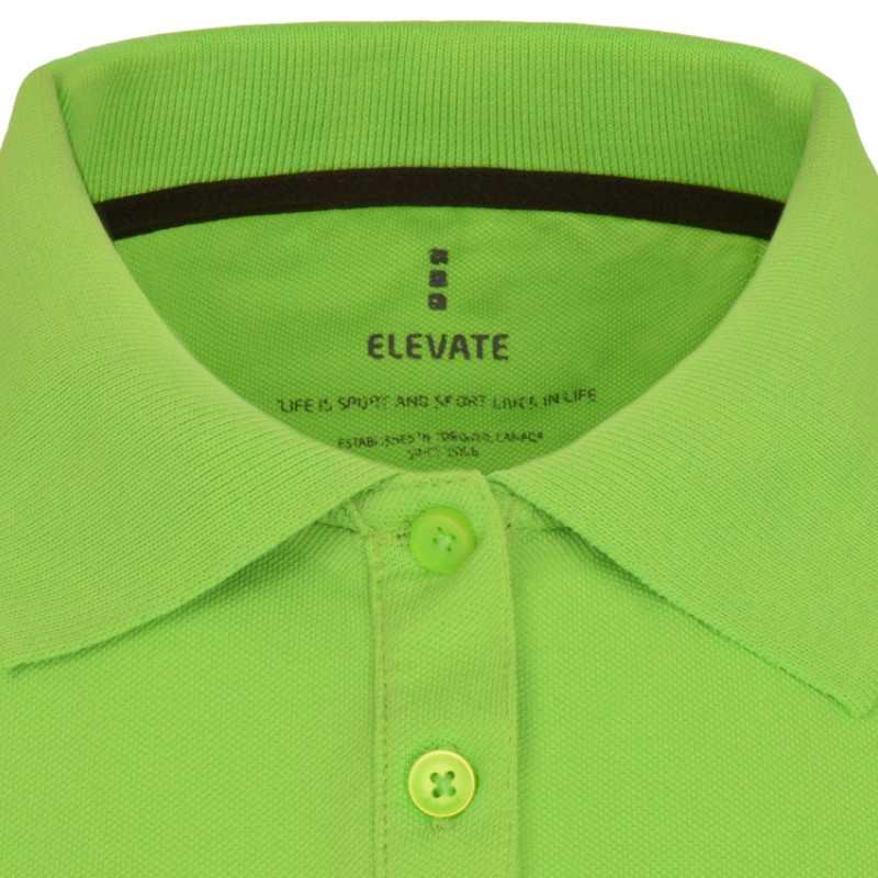 Calgary женская футболка-поло с коротким рукавом, зеленое яблоко