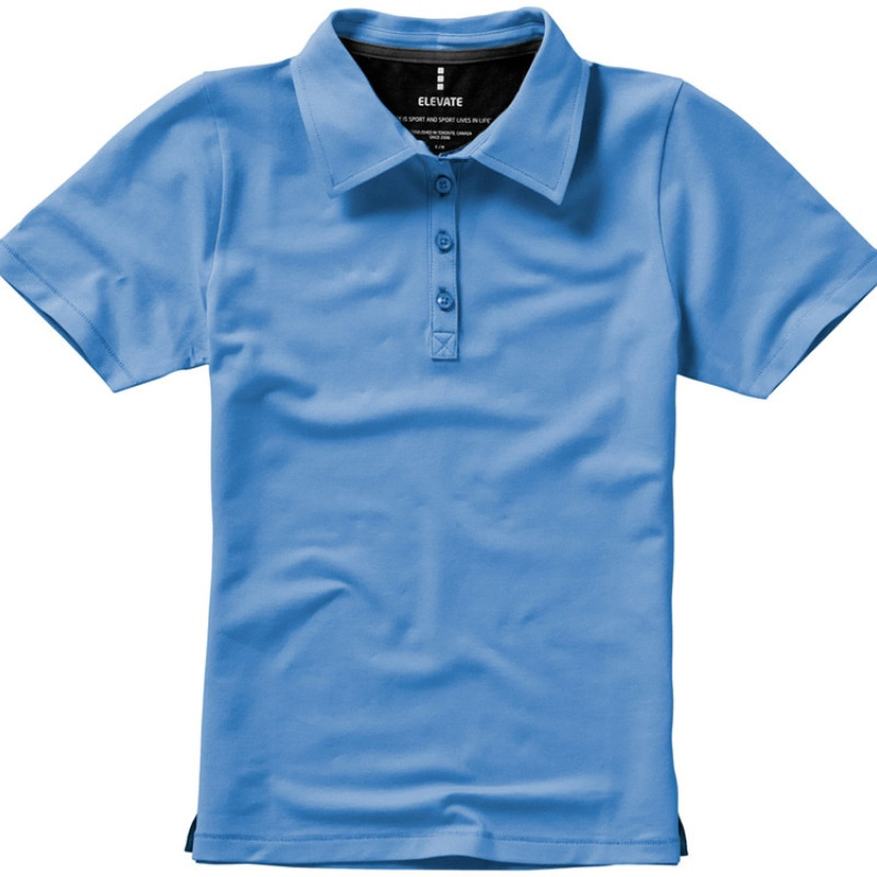 Рубашка поло "Markham" женская, голубой/антрацит