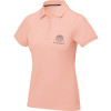 Calgary женская футболка-поло с коротким рукавом, pale blush pink