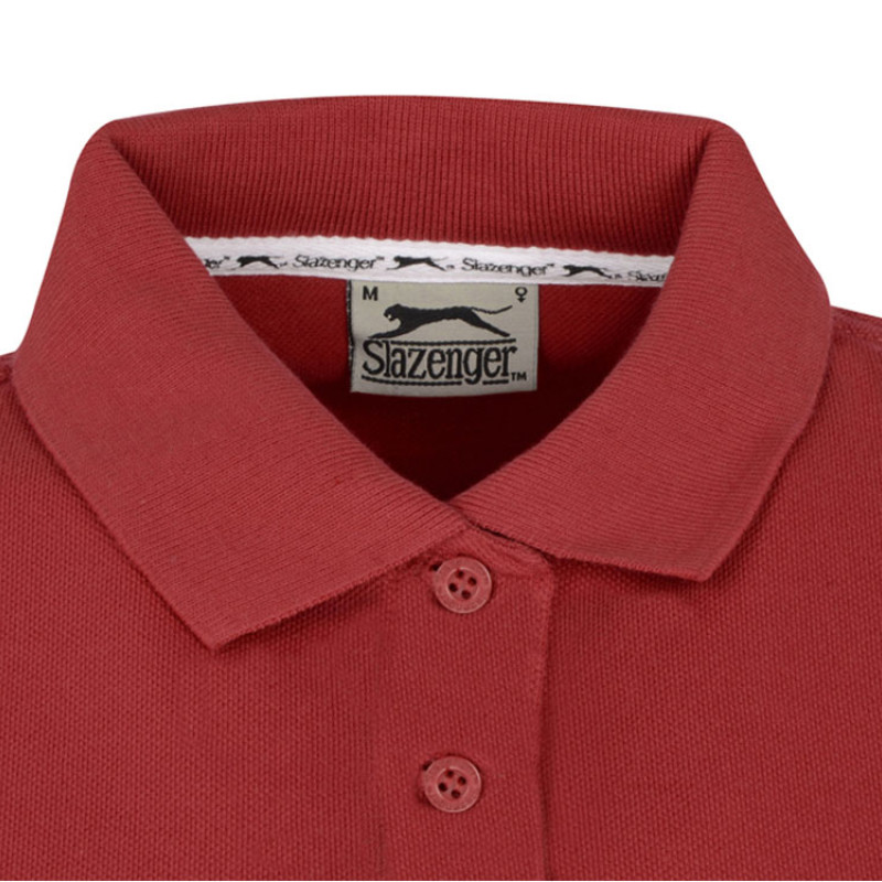 Рубашка поло "Forehand" женская, темно-красный