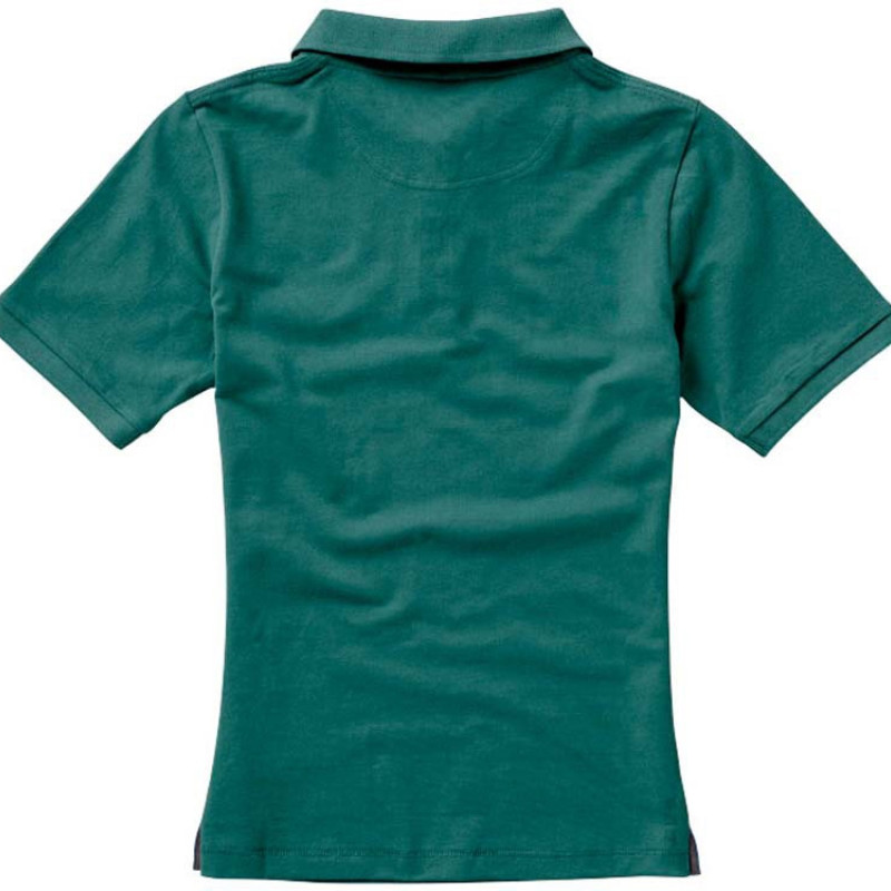 Calgary женская футболка-поло с коротким рукавом, изумрудный